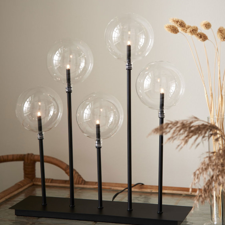 Markslöjd Mäster julelysestage, sort