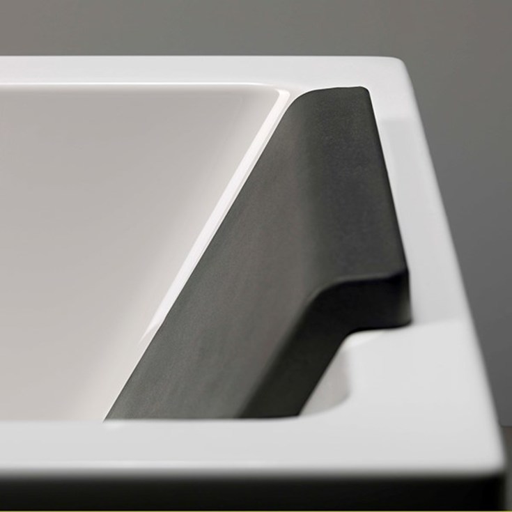 Strømberg Quantum brusebadekar, højre, 1600 x 700 x 850 mm