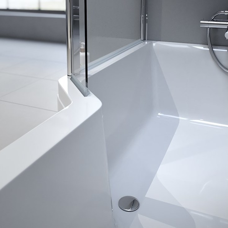 Strømberg Urban Edge badekar, venstre, 1575 x 700 mm