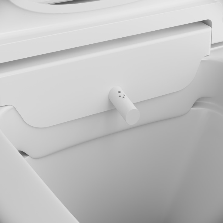 AM.PM Inspire V2.0 duschtoalett, utan spolkant, vit