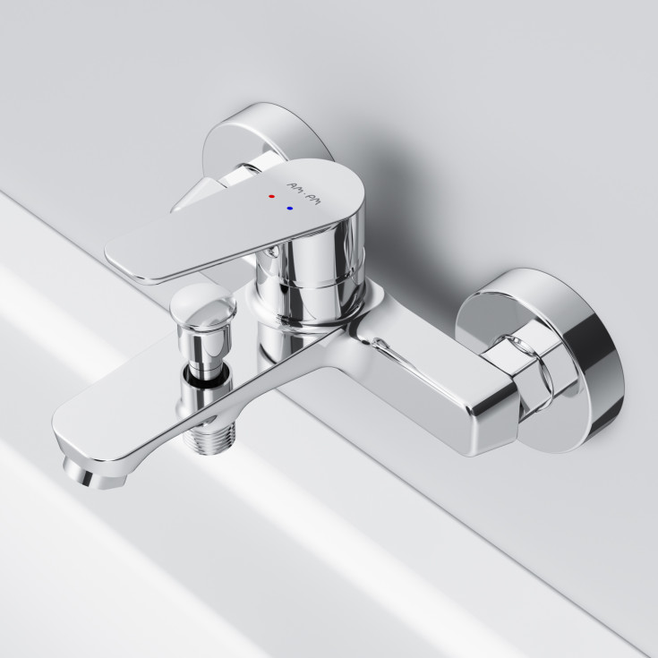 AM.PM Hit badkarsblandare, krom