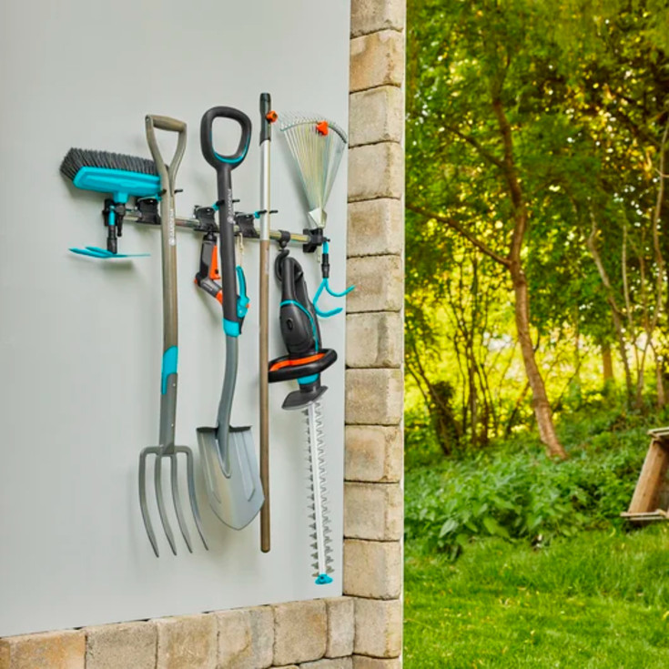 4 stk Gardena Combisystem pluss verktøyoppheng