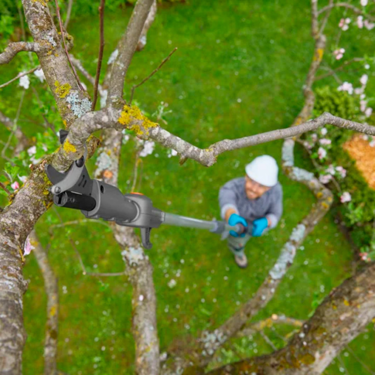 Gardena HighCut teleskopisk sekatör 18V/2,0 Ah batteri + laddare