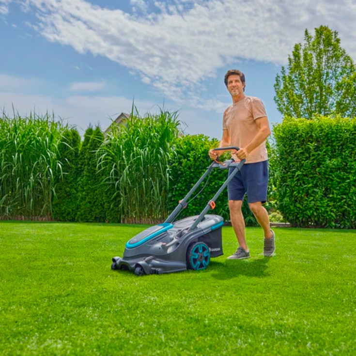 Gardena Powermax gräsklippare Duo, 46 cm, 36V, utan batteri