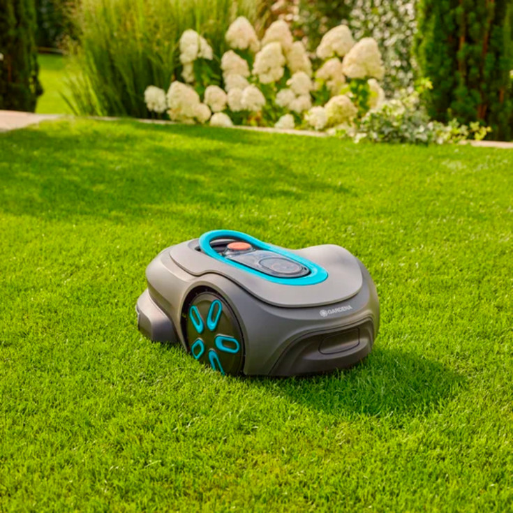 Gardena Sileno robotplæneklipper, med kabel, 1200m², grå