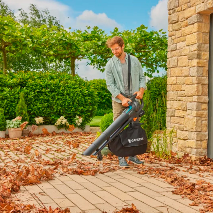 Gardena Powerjet løvstøvsuger/blåser, 18V/4,0Ah batteri