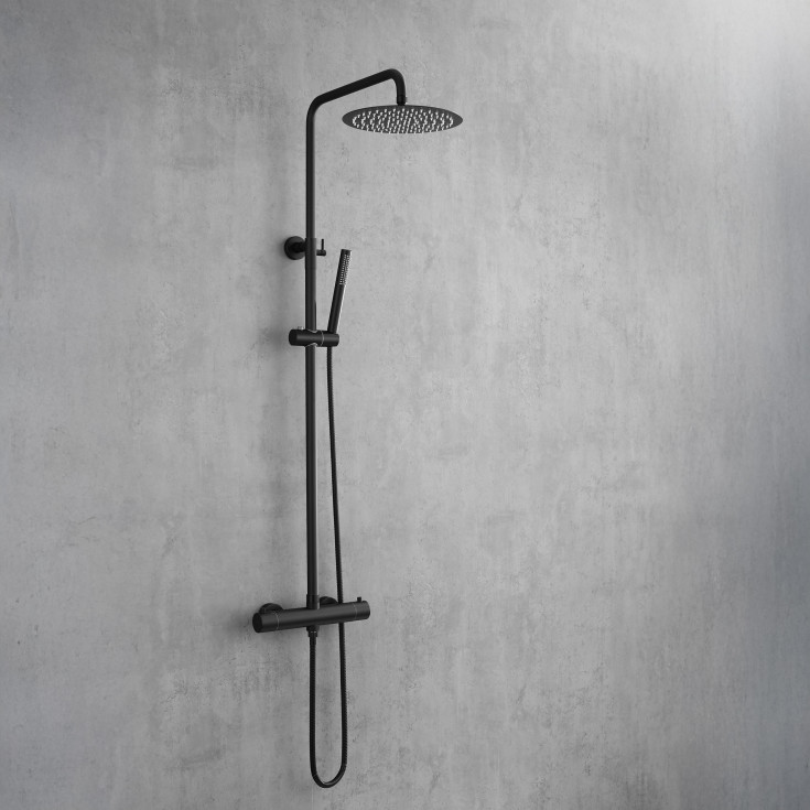 Lavabo Safira dusjsett, matt sort