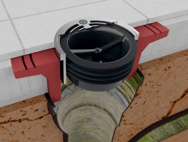 Green Drain GD2 selvrensende luktstopp, 50-58 mm