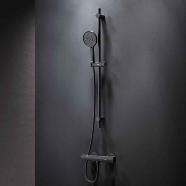 AM.PM X-Joy Thermostatic duschset, vattenbesparande svart