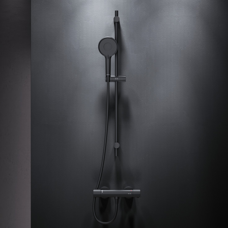 AM.PM X-Joy Thermostatic dusjsett, sort