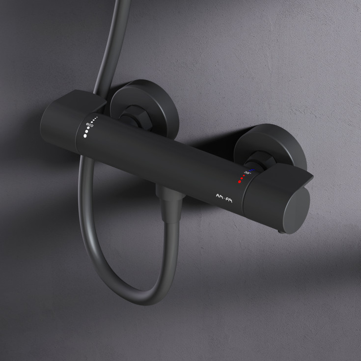 AM.PM X-Joy Thermostatic dusjsett, sort