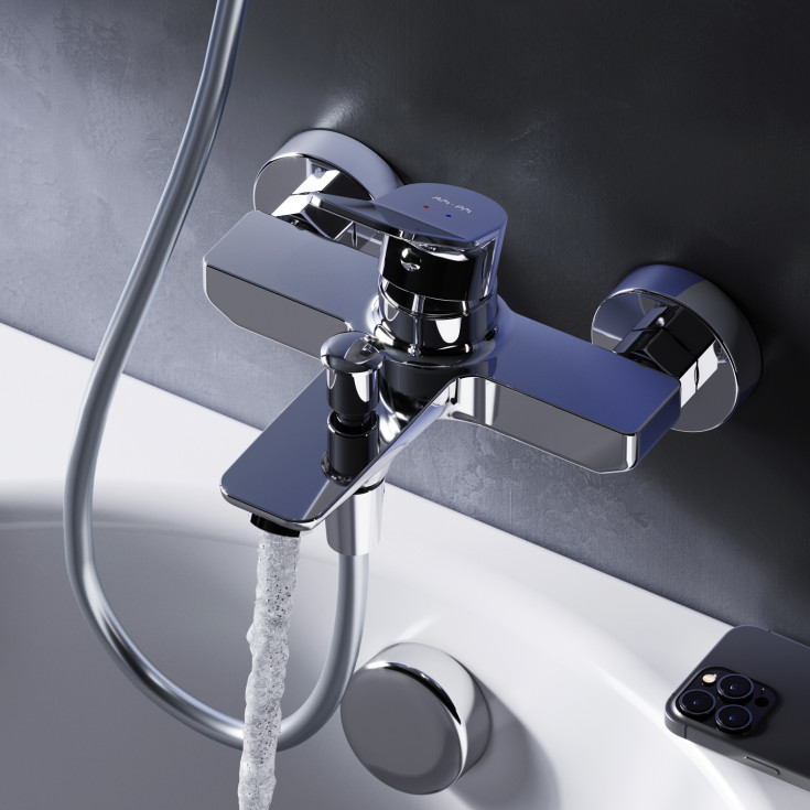 AM.PM X-Joy badkarsblandare, krom