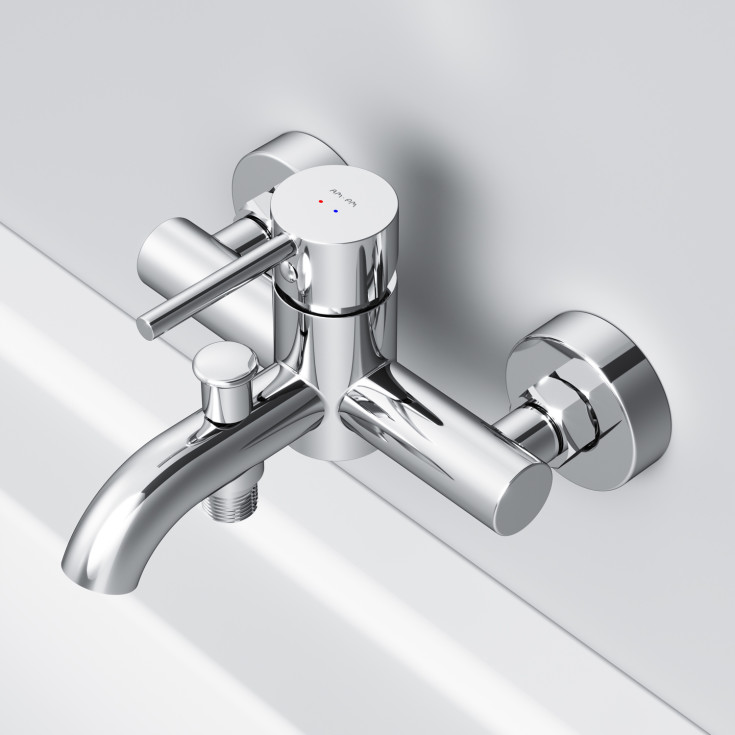 AM.PM Spike badekarbatteri, krom