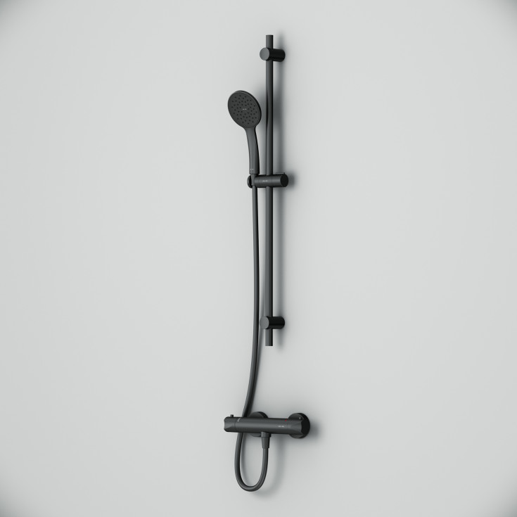 AM.PM Hit Thermostatic duschset, vattenbesparande svart