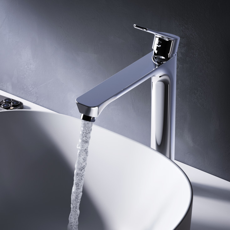 AM.PM Hit servantbatteri, krom