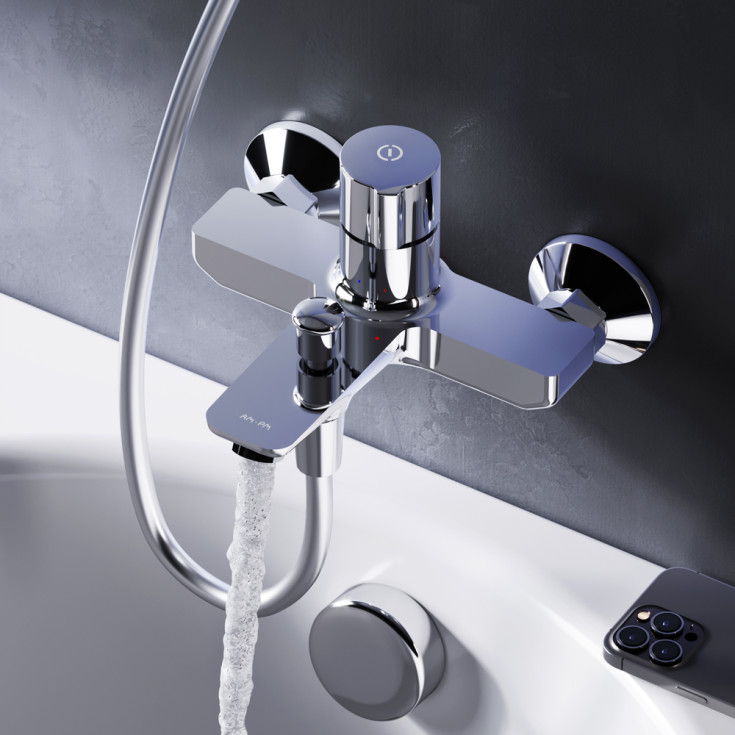 AM.PM X-Joy TouchReel badekarbatteri, krom