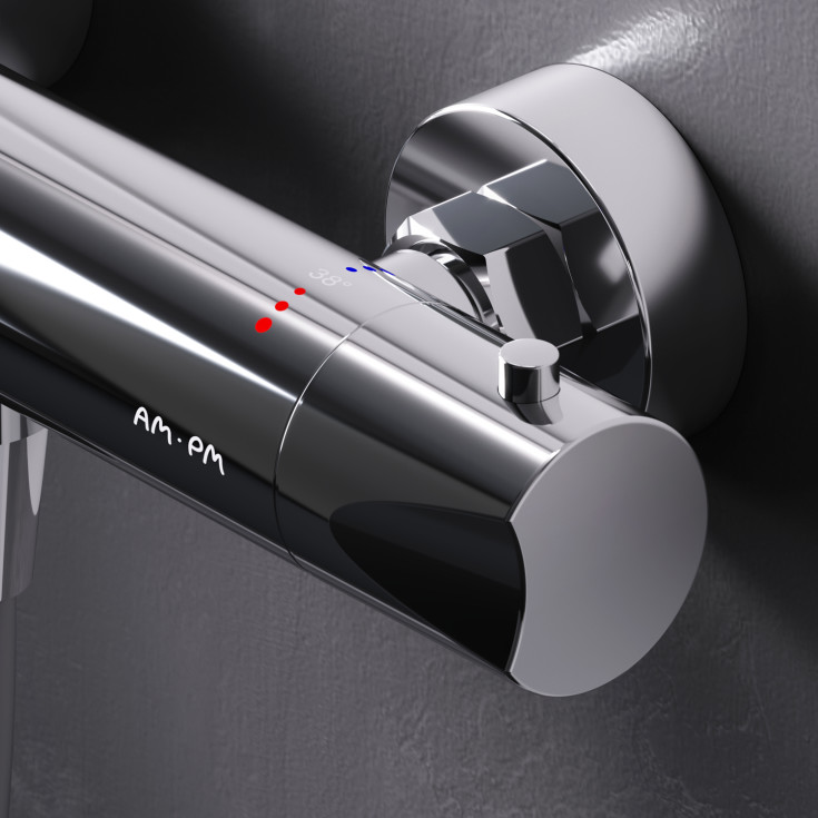 AM.PM Hit Thermostatic dusjsett, krom