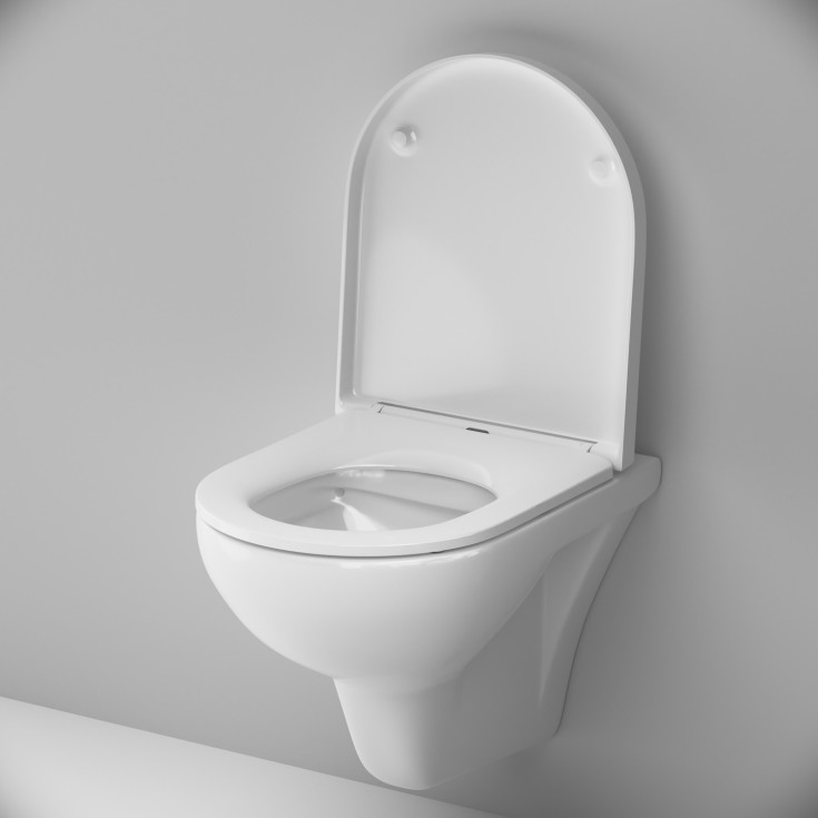 AM.PM Hit vegghengt toalett, hvit