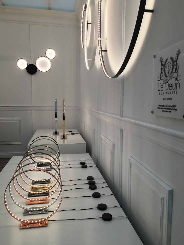 Le Deun Luminaires Micro bordlampe, gull