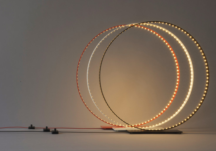 Le Deun Classic XS bordlampe, mørk bronse