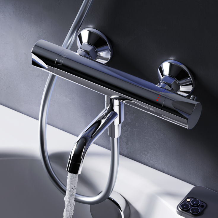 AM.PM Hit badekarbatteri, krom