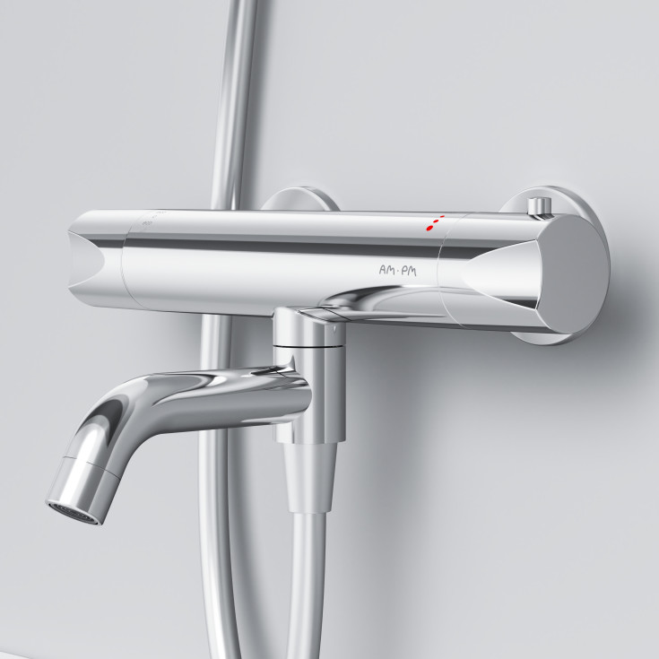 AM.PM Hit badkarsblandare, krom