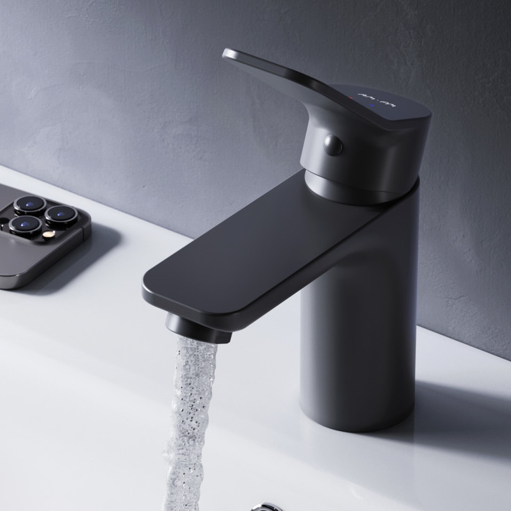 AM.PM X-Joy tvättställsblandare, svart