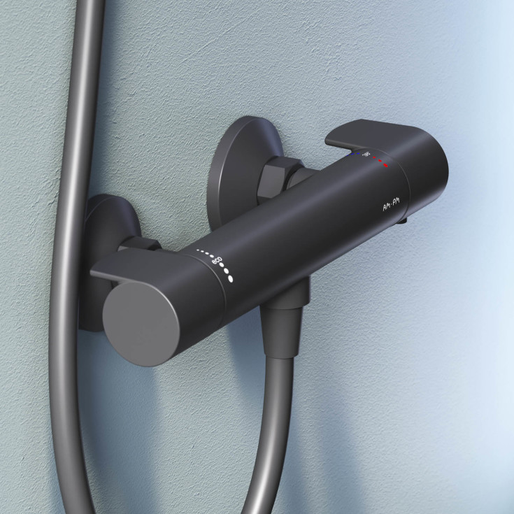 AM.PM X-Joy TMC dusjarmatur, sort