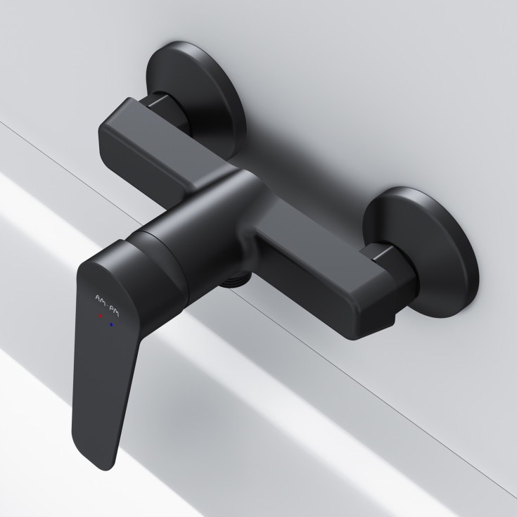 AM.PM Hit duschblandare, matt svart