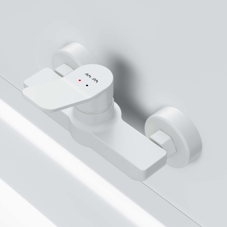 AM.PM X-Joy dusjarmatur, hvit