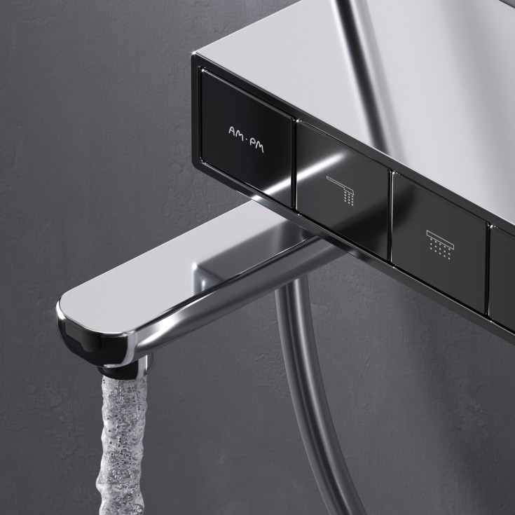 AM.PM X-Joy badkarsblandare med duschset, krom