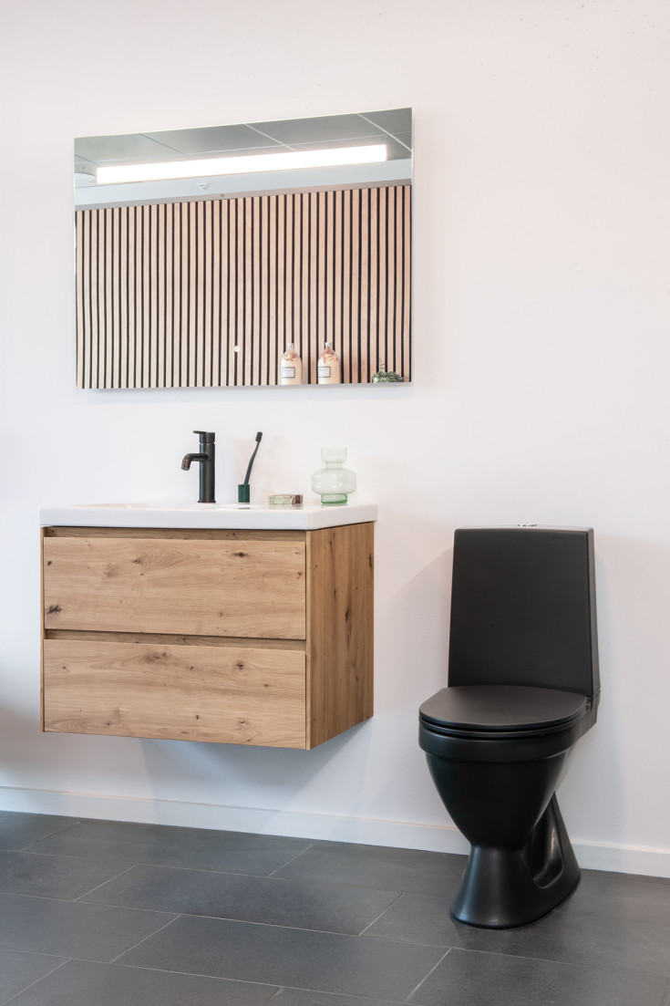 Laufen Rigo toalett, matt svart