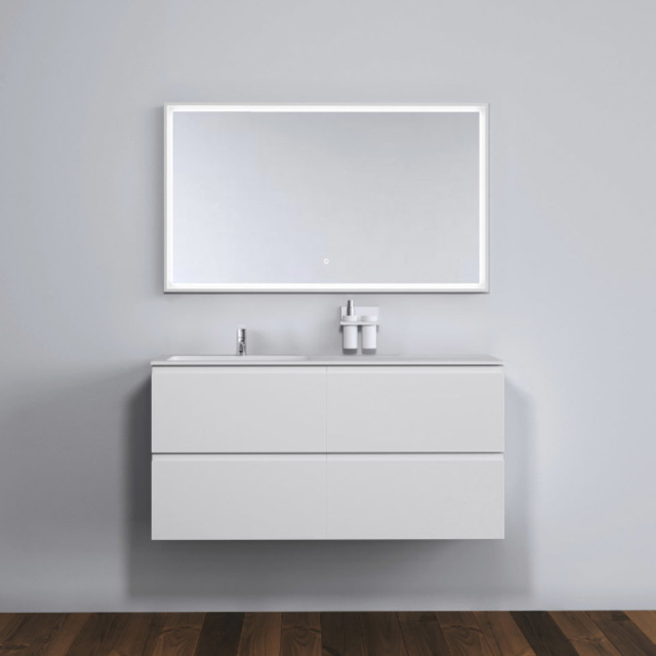 Copenhagen Bath Malmø 120 møbelpakke, med servant, 120x45x60 cm, hvit matt