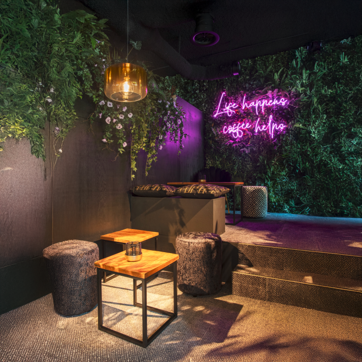 SLV Pantilo pendellampa, guld/krom, Ø28 cm