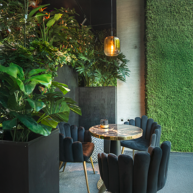 SLV Pantilo pendel, guld/krom, Ø20 cm