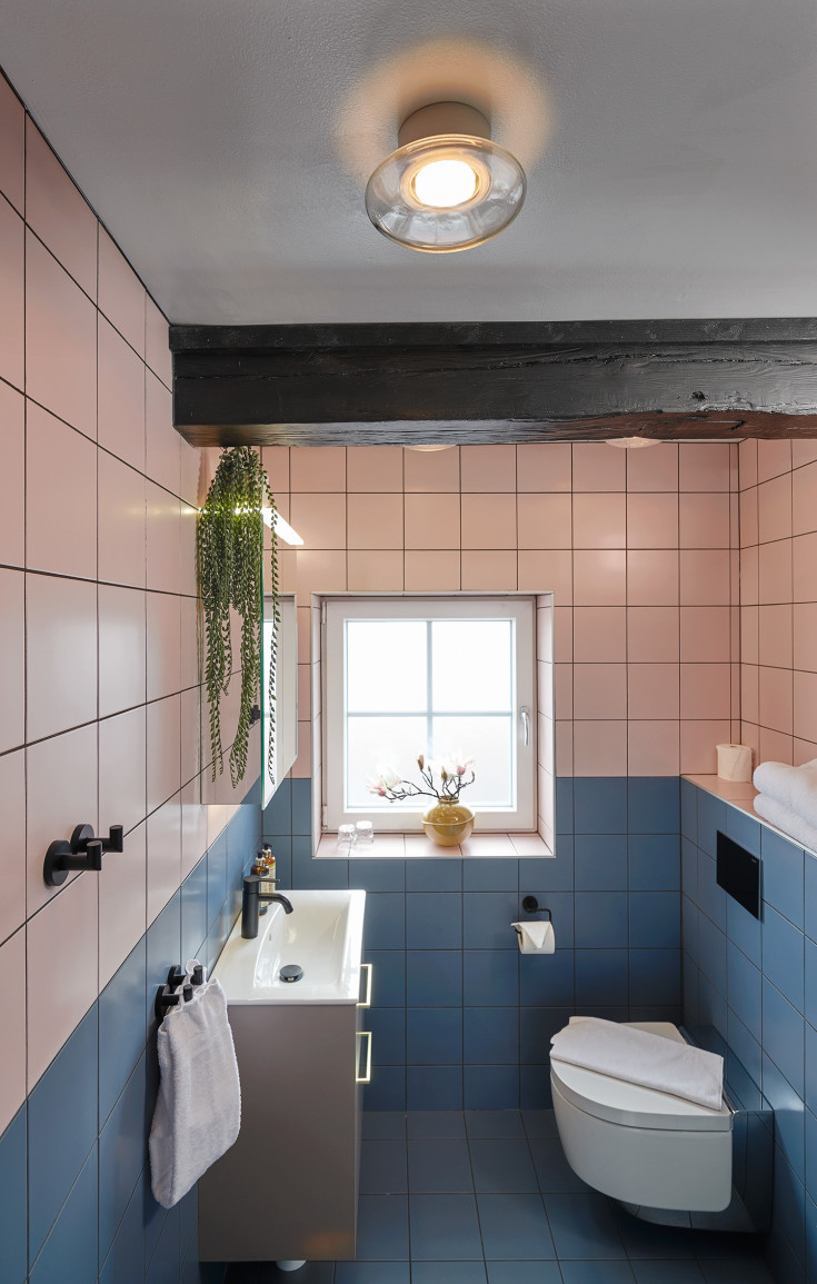 Ifö Cairo loftlampe, Ø20 cm, grå/klar