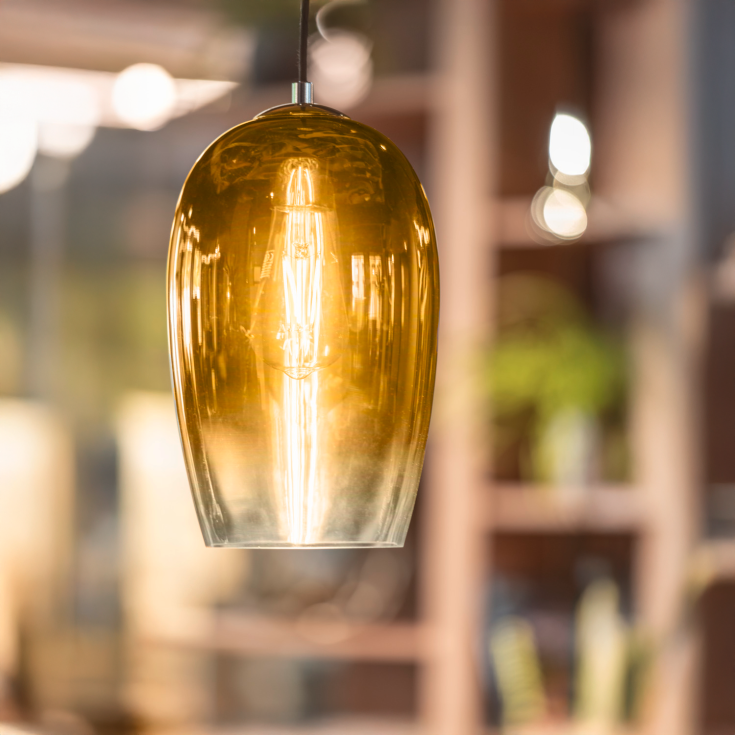 SLV Pantilo Oval pendellampa, guld