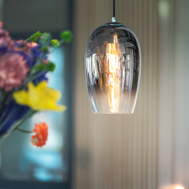 SLV Pantilo Oval pendellampa, krom