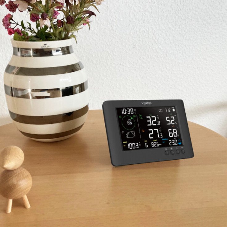 Ventus vejrstation W815, farvedisplay