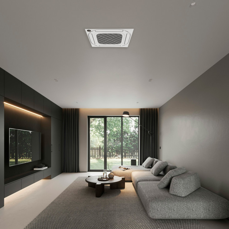 Andersen Electric Ceiling Cassette 35 luft til luft varmepumpesæt, 4,34 kW