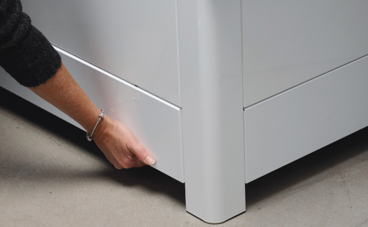 Svedbergs tilläggsfront, 170 cm, vit