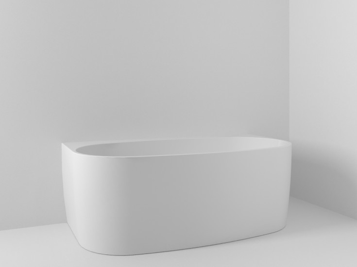 Svedbergs Lule badkar 158x86 cm, vit