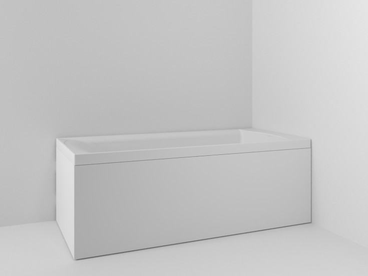 Svedbergs Z160 badekar, 160x75 cm, hvit