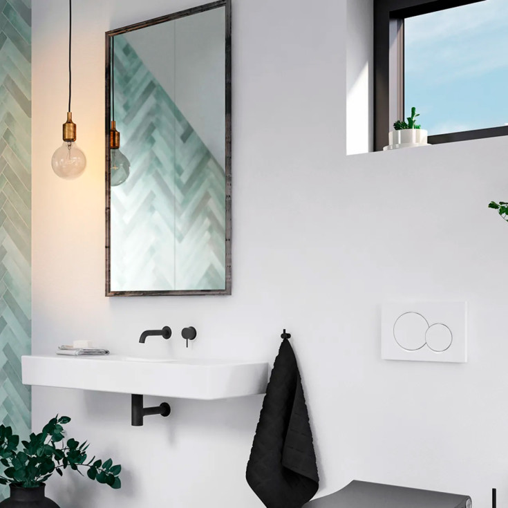 Pressalit håndklædekrog, 2 stk, mat sort