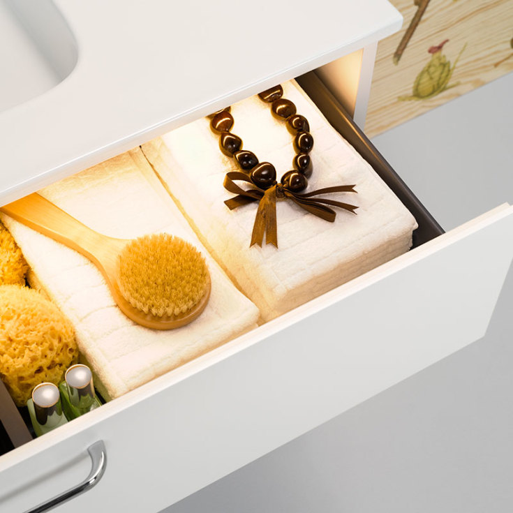 Westerbergs belysning i skuff, 768x40x30 mm