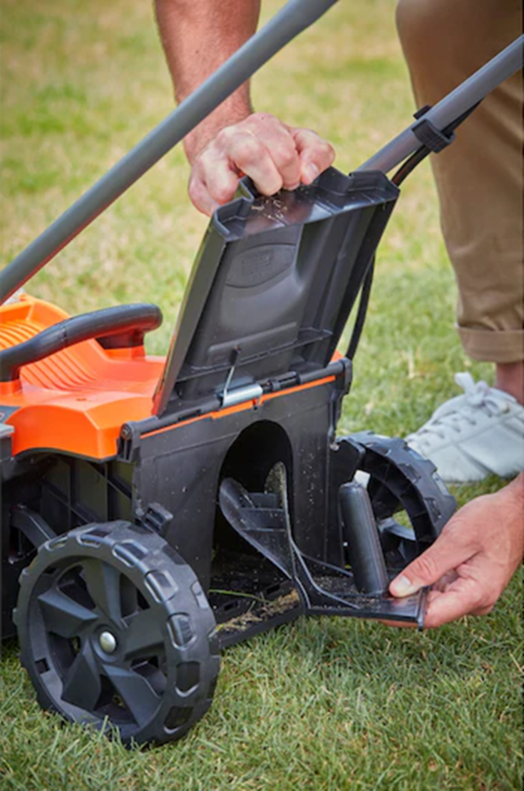 BLACK & DECKER 18v plæneklipper på 33 cm Incl batteri og lader