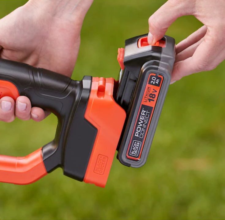 BLACK & DECKER 18V højtryksrenser, 24 bar, Incl batteri og lader