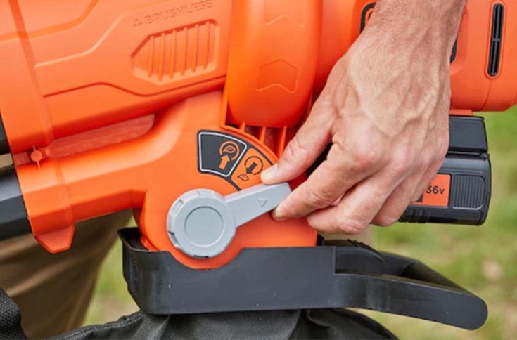 BLACK & DECKER 36v løvsuger BCBLV3625L1-QW Incl batteri og lader