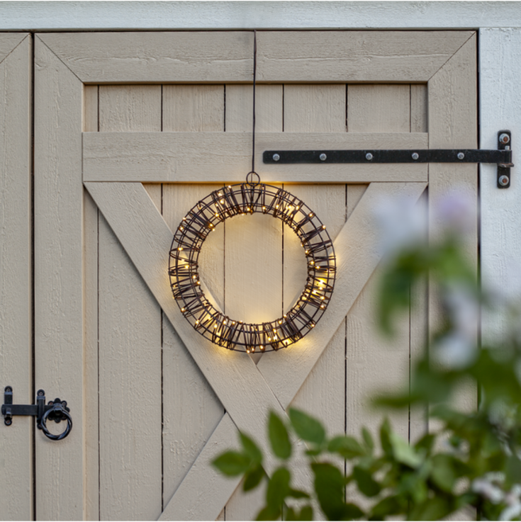 Star Trading Vicke krans med lys, 30 cm