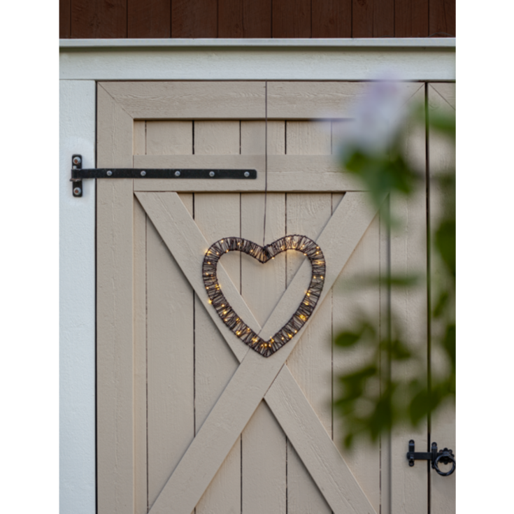 Star Trading Vicke hjärta med ljus, batteri, 30 cm